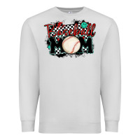 Dove Grey baseball mom Premium Sweatshirt - MaliasSmallBusiness