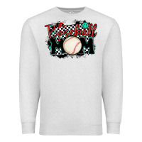 Oatmeal Heather baseball mom Premium Sweatshirt - MaliasSmallBusiness