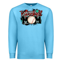 Ocean Blue baseball mom Premium Sweatshirt - MaliasSmallBusiness