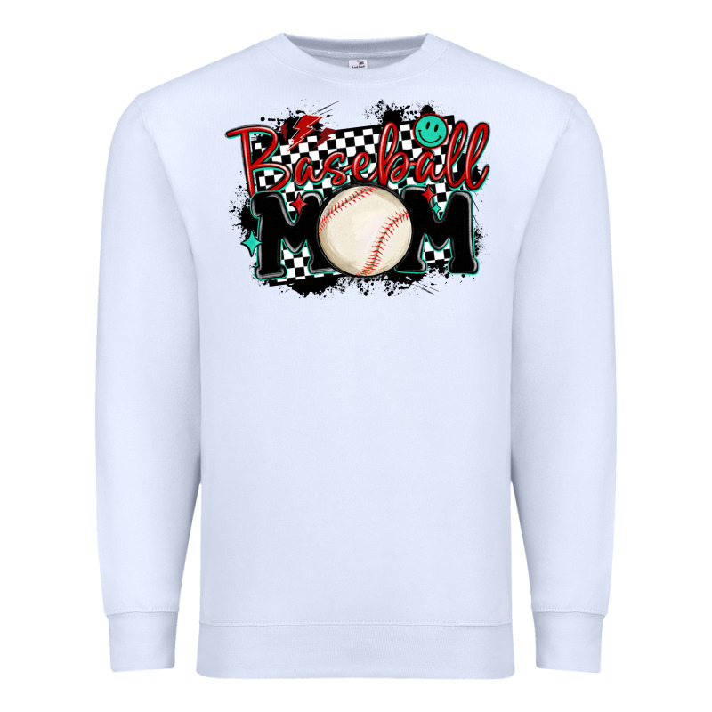 Baseball Mom Premium Sweatshirt by MaliasSmallBusiness | Teevron