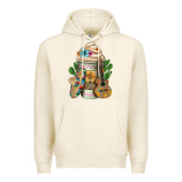 Tofu mexican hot coffee cup Premium Hoodie - FaDigitalArtStudio