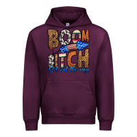 Mauve Wine boom bitch get out the way Urban Hoodie - HRA Design Shop