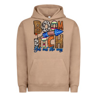 Pigment Burro boom bitch get out the way Urban Hoodie - HRA Design Shop