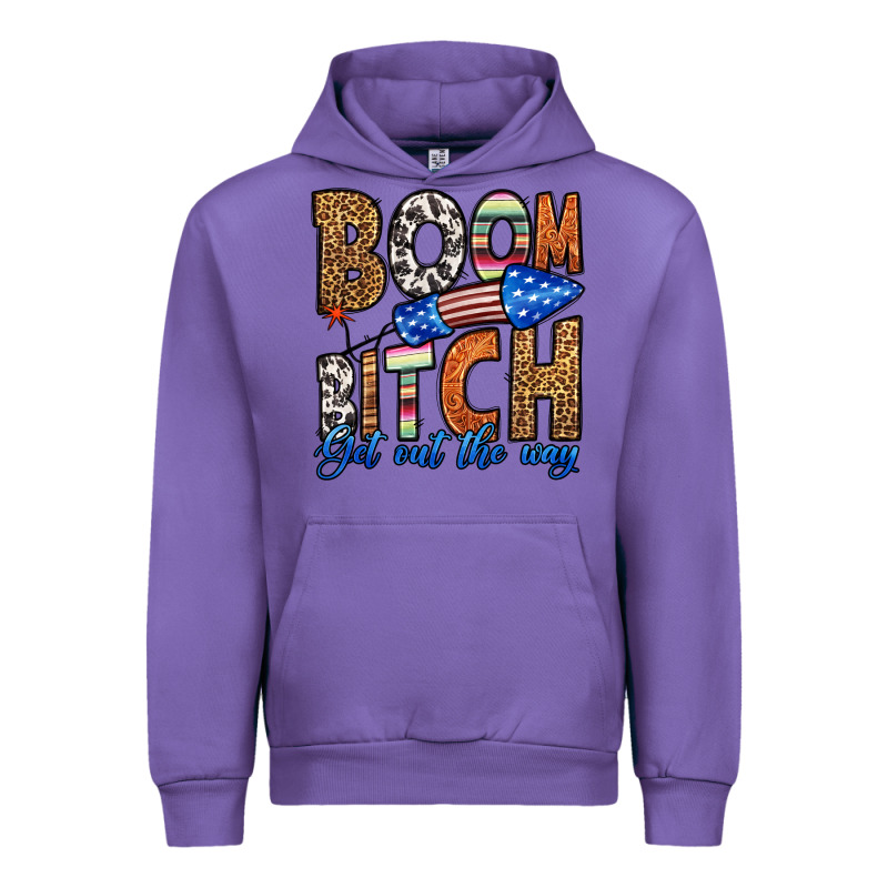 Boom Bitch Get Out The Way Urban Hoodie by HRA Design Shop | Teevron
