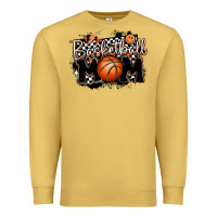 Antique Gold basketball mom Premium Sweatshirt - MaliasSmallBusiness