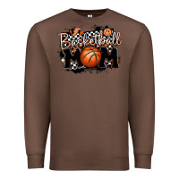 Chestnut basketball mom Premium Sweatshirt - MaliasSmallBusiness