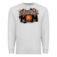 Dove Grey basketball mom Premium Sweatshirt - MaliasSmallBusiness