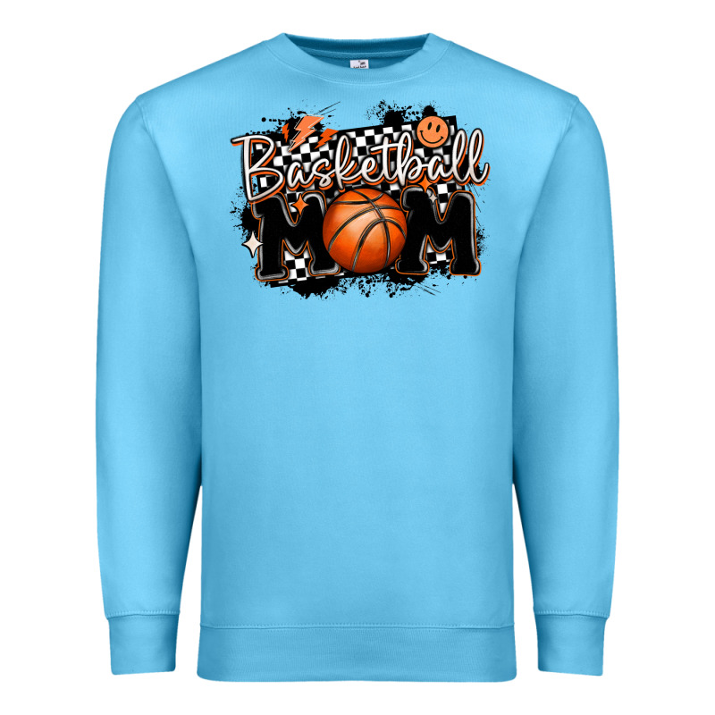 Basketball Mom Premium Sweatshirt by MaliasSmallBusiness | Teevron