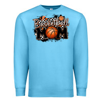 Ocean Blue basketball mom Premium Sweatshirt - MaliasSmallBusiness