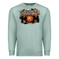 Seafoam basketball mom Premium Sweatshirt - MaliasSmallBusiness