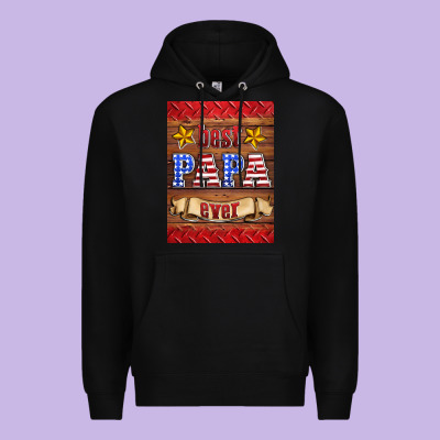 Best Papa Ever Air Freshener Premium Hoodie Designed By Hra Design Shop