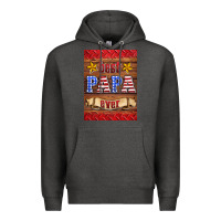 Charcoal Heather best papa ever air freshener Premium Hoodie - HRA Design Shop