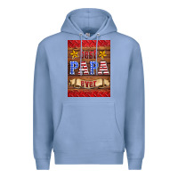 Colony Blue best papa ever air freshener Premium Hoodie - HRA Design Shop