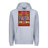 Heather Grey best papa ever air freshener Premium Hoodie - HRA Design Shop
