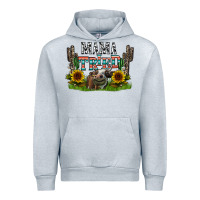 Heather Grey mama tried1 Urban Hoodie - CowhideDigitalArt