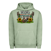 Pigment Oil Green mama tried1 Urban Hoodie - CowhideDigitalArt