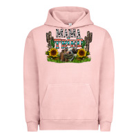 Pigment Salmon mama tried1 Urban Hoodie - CowhideDigitalArt