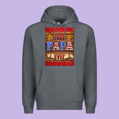 Best Papa Ever Air Freshener Premium Hoodie Designed By Hra Design Shop