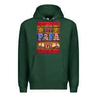 Sports Green best papa ever air freshener Premium Hoodie - HRA Design Shop