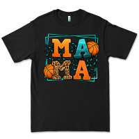 Black leopard basketball mama Mother's Day Premium Tee - LillyAllenDesigns