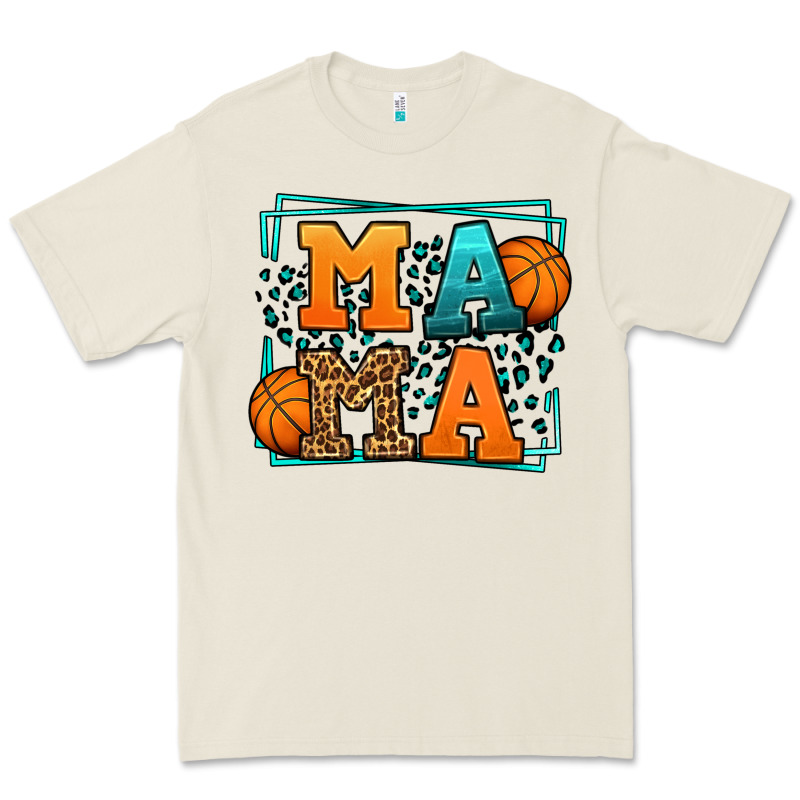 Leopard Basketball Mama Mother's Day Premium Tee by LillyAllenDesigns | Teevron