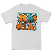 Dove Grey leopard basketball mama Mother's Day Premium Tee - LillyAllenDesigns