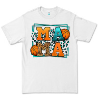 White leopard basketball mama Mother's Day Premium Tee - LillyAllenDesigns