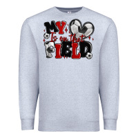 Heather Grey my heart is on that field soccer Premium Sweatshirt - MaliasSmallBusiness