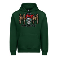Forest Green mom life Urban Hoodie - CowhideDigitalArt