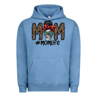 Pigment Pebble Blue mom life Urban Hoodie - CowhideDigitalArt