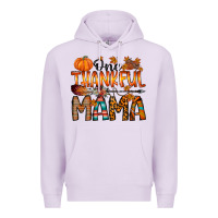 Lilac one thankful mama Premium Hoodie - RacoonDesign