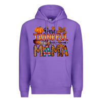 Purple one thankful mama Premium Hoodie - RacoonDesign