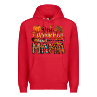 Red one thankful mama Premium Hoodie - RacoonDesign