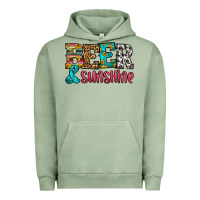 Pigment Oil Green beer and sunshine Urban Hoodie - HRA Design Shop