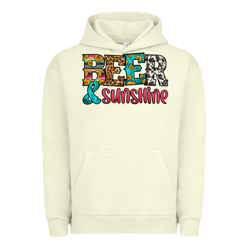 Beer And Sunshine Urban Hoodie by HRA Design Shop | Teevron