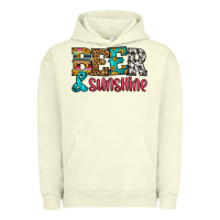Pigment Pistachio beer and sunshine Urban Hoodie - HRA Design Shop