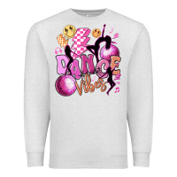 Oatmeal Heather dance vibes Premium Sweatshirt - MaliasSmallBusiness