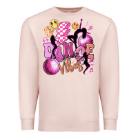 Pale Pink dance vibes Premium Sweatshirt - MaliasSmallBusiness