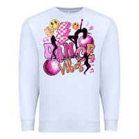 White dance vibes Premium Sweatshirt - MaliasSmallBusiness