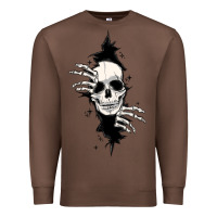Chestnut skull in the wall file Premium Sweatshirt - MaliasSmallBusiness
