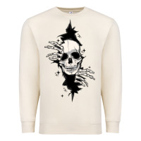 Sandshell skull in the wall file Premium Sweatshirt - MaliasSmallBusiness