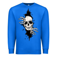 True Royal skull in the wall file Premium Sweatshirt - MaliasSmallBusiness