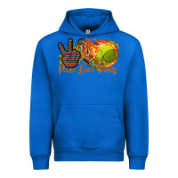 Cobalt peace love tennis Urban Hoodie - RacoonDesign