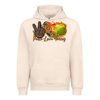 Sandshell peace love tennis Urban Hoodie - RacoonDesign