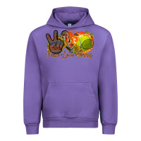Tulip peace love tennis Urban Hoodie - RacoonDesign