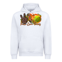 White peace love tennis Urban Hoodie - RacoonDesign