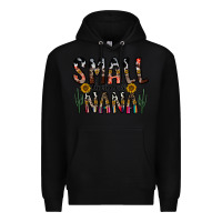Black small business nana Premium Hoodie - CowhideDigitalArt