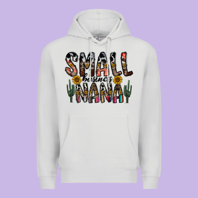 Small Business Nana Premium Hoodie Designed By Cowhidedigitalart