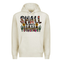 Oatmeal Heather small business nana Premium Hoodie - CowhideDigitalArt
