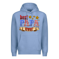 Colony Blue best papa ever Premium Hoodie - HRA Design Shop
